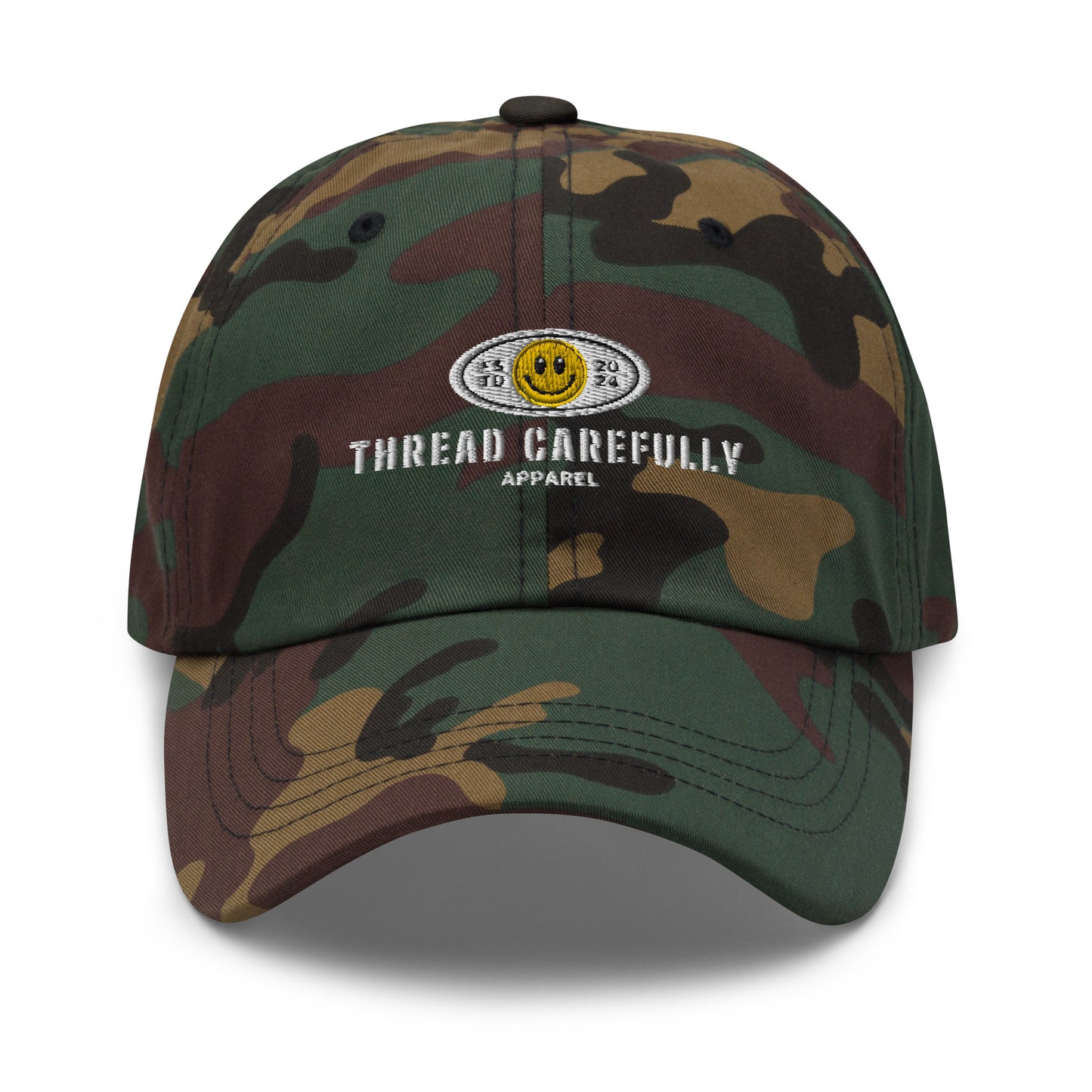 Smiley Logo: Embroidered Dad hat