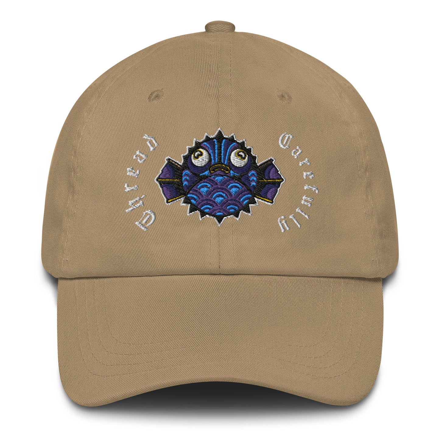 Puffer Fish: Embroidered Dad hat