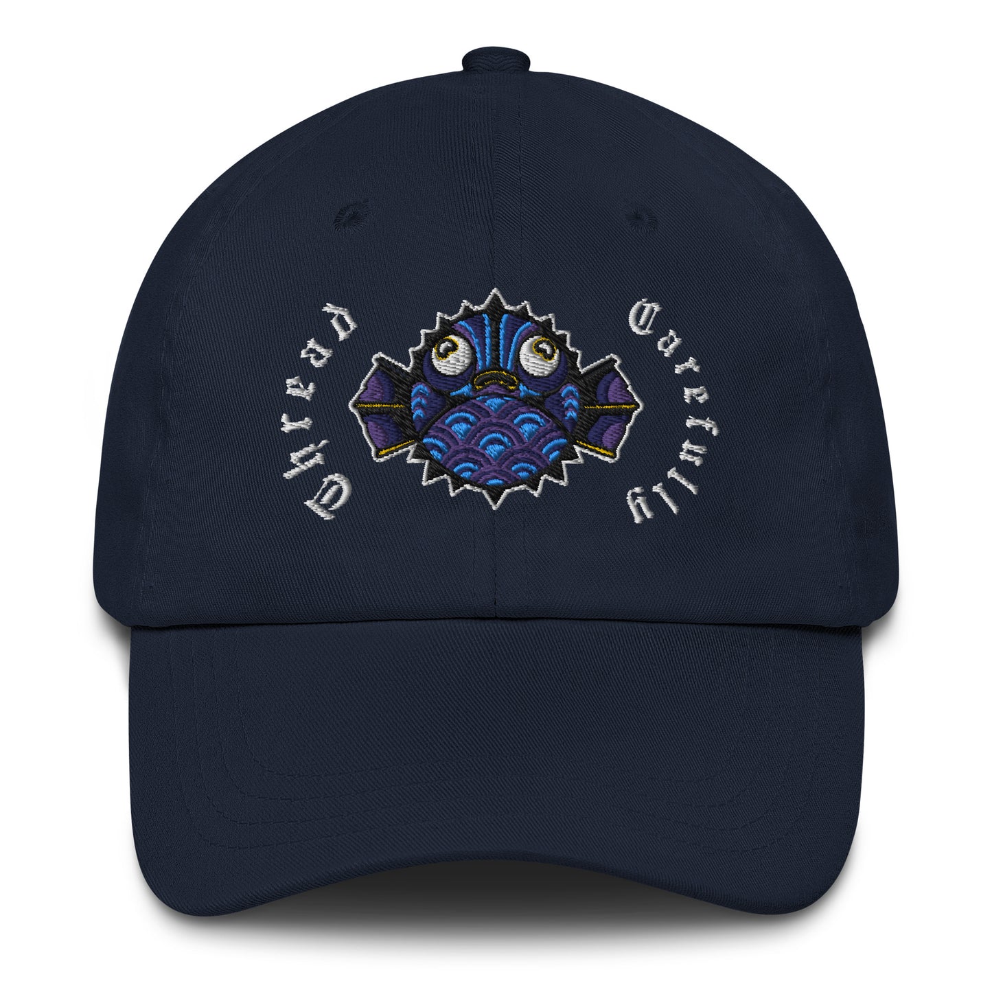 Puffer Fish: Embroidered Dad hat