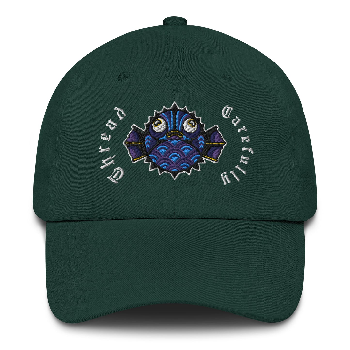 Puffer Fish: Embroidered Dad hat