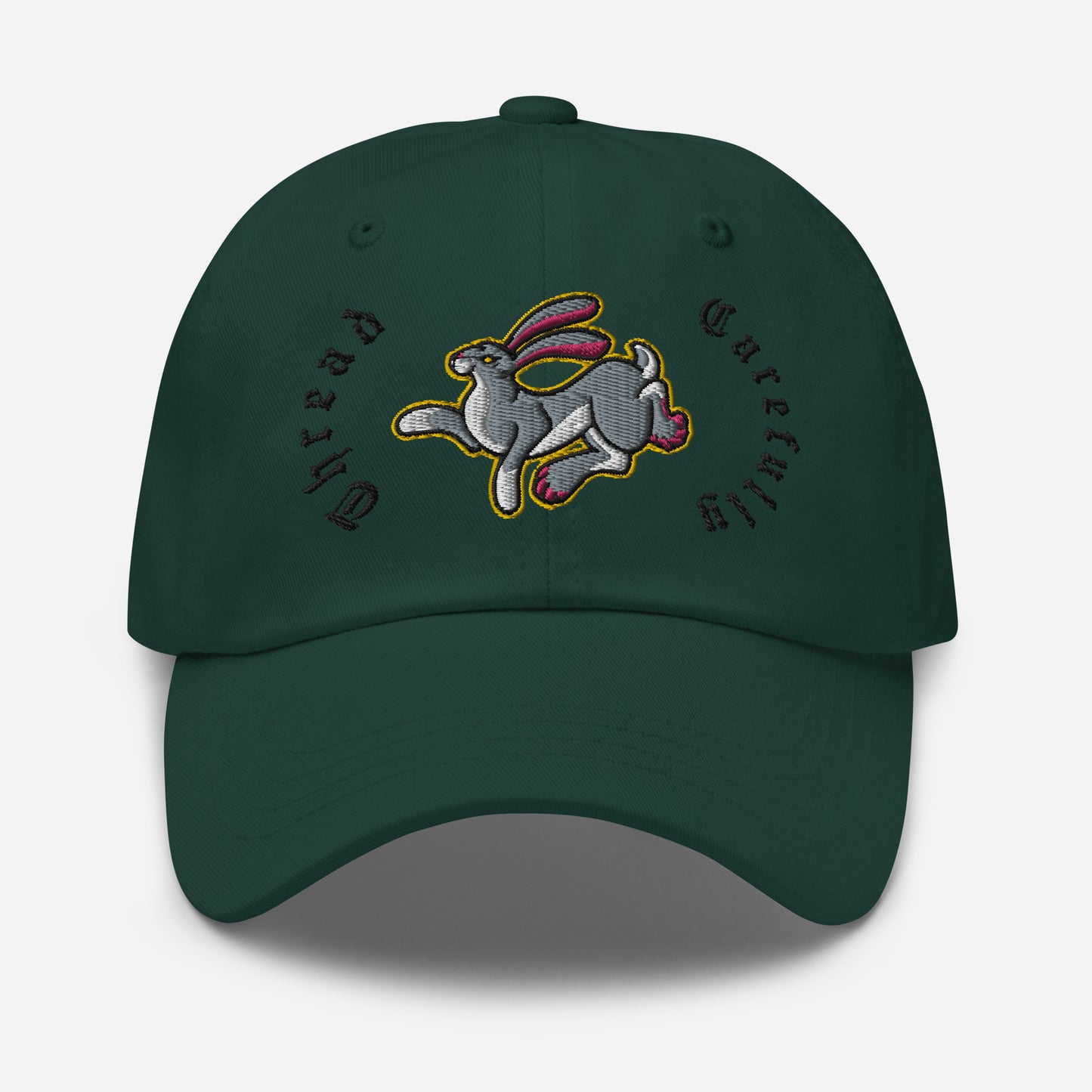 Rabbit: Embroidered Dad hat