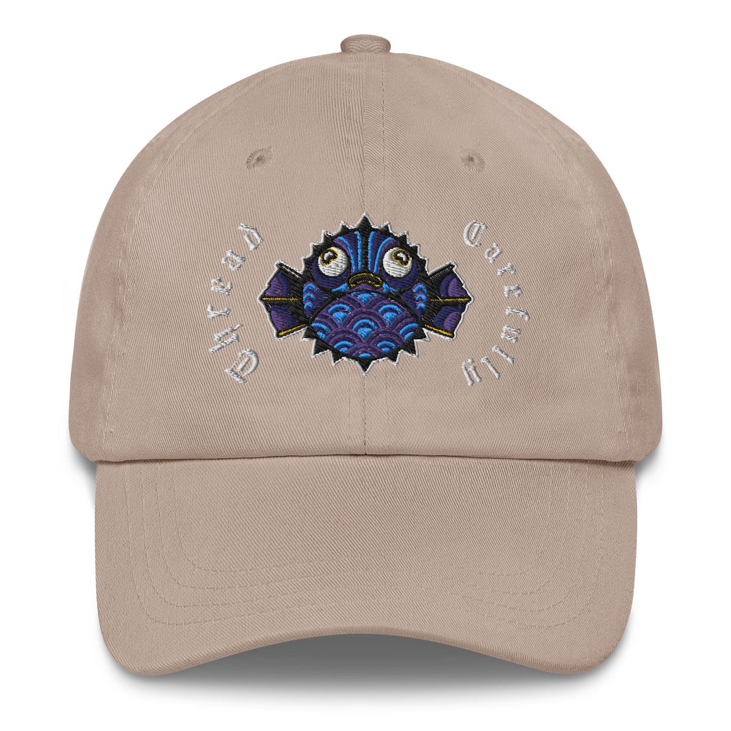 Puffer Fish: Embroidered Dad hat