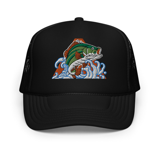 Big Bass: Embroidered Trucker Hat