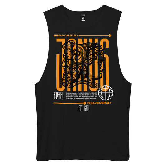 Janus: drop arm tank top