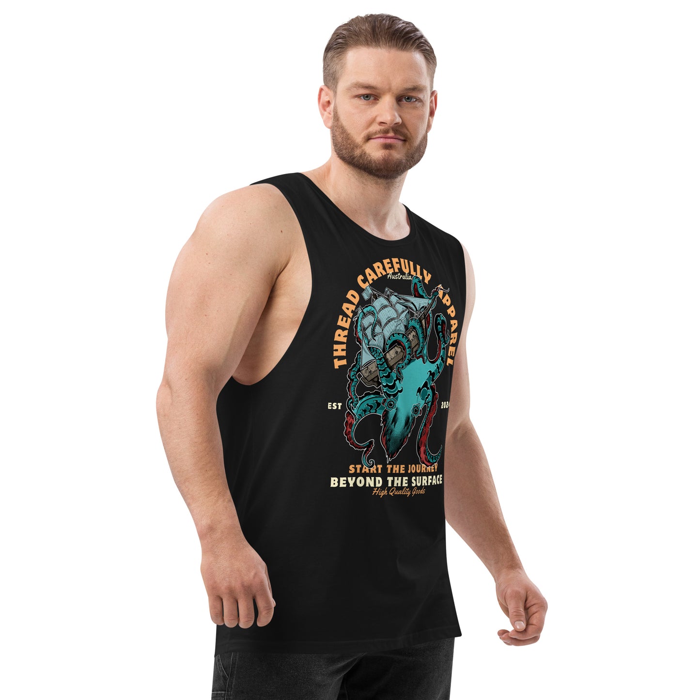 Kraken: Drop arm tank top