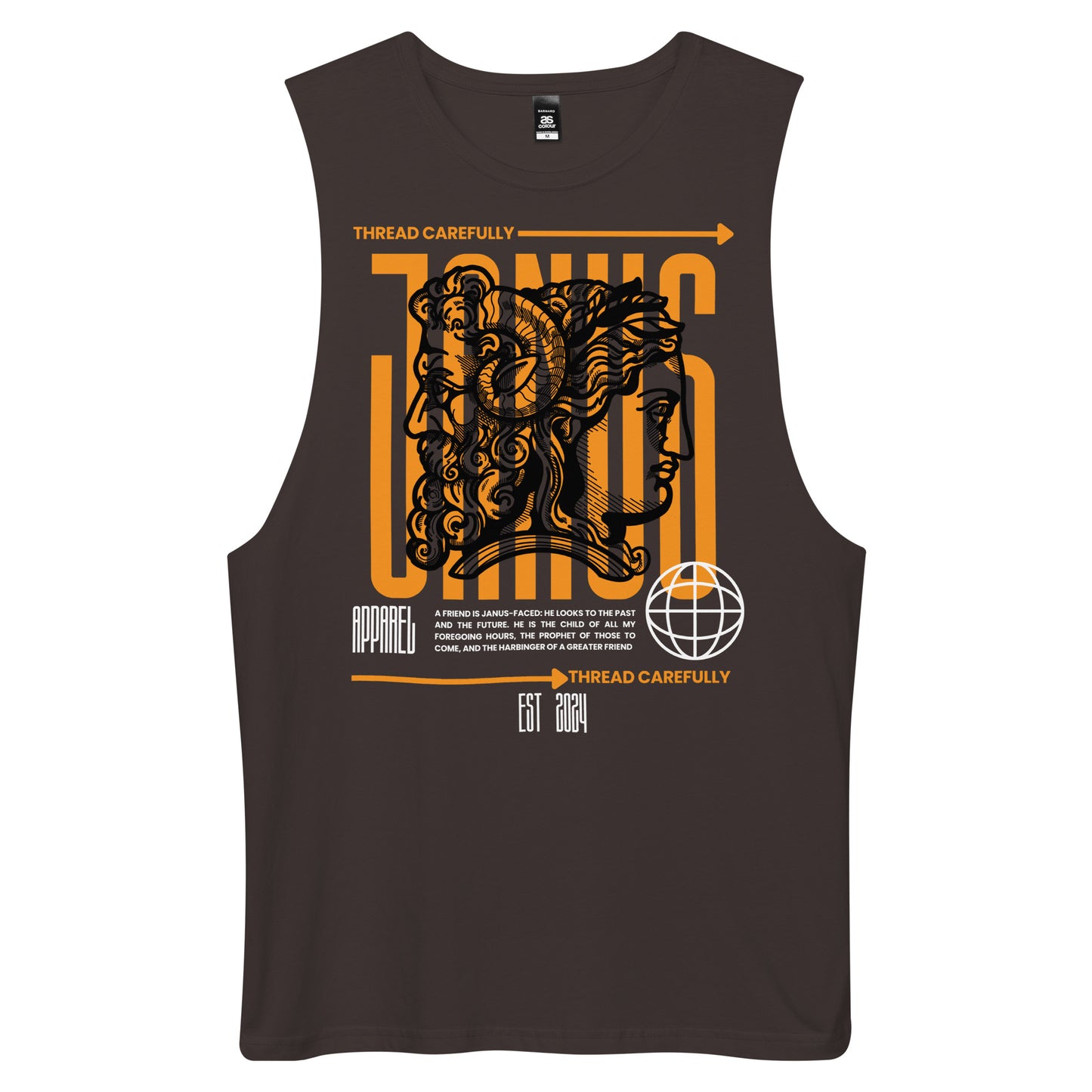 Janus: drop arm tank top