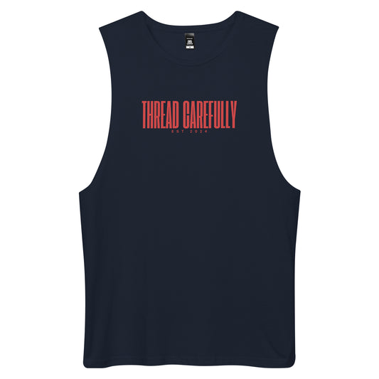 Mask HNY - Thread Carefully: Drop arm tank top
