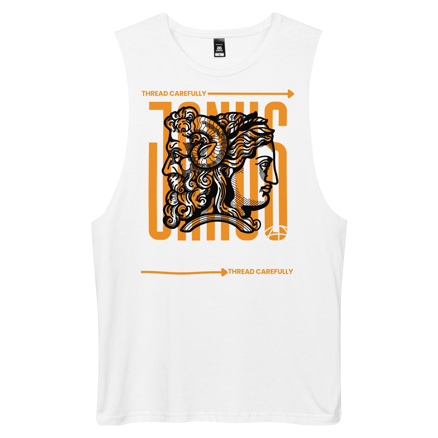Janus: drop arm tank top