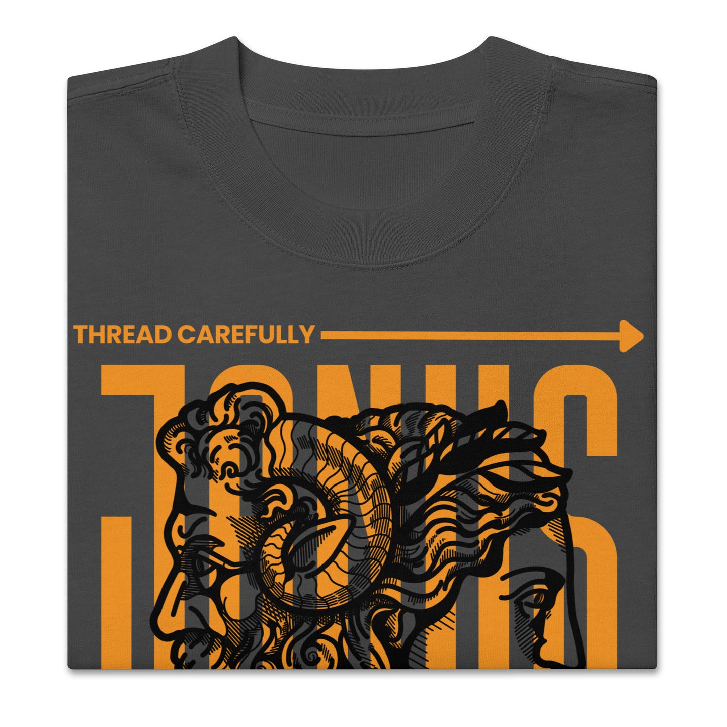 Janus: Premium Oversized faded t-shirt