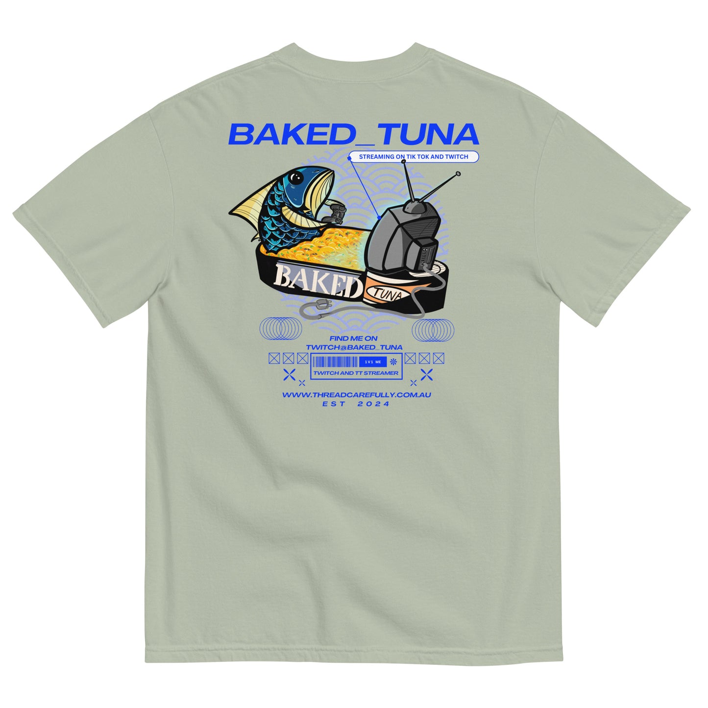 Baked Tuna Unisex heavyweight t-shirt | Thread Carefully