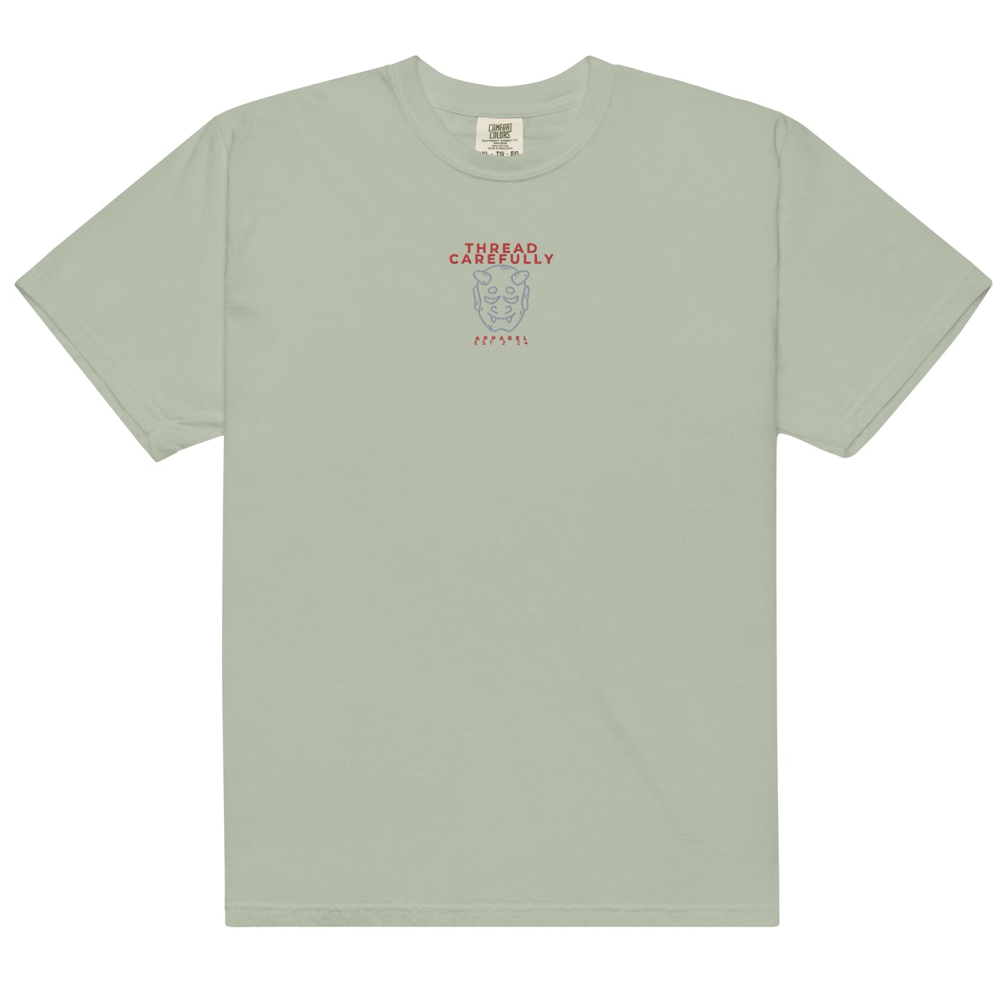 DANCE: Embroidered TC - Unisex garment-dyed heavyweight t-shirt