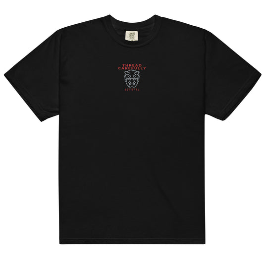 DANCE: Embroidered TC - Unisex garment-dyed heavyweight t-shirt