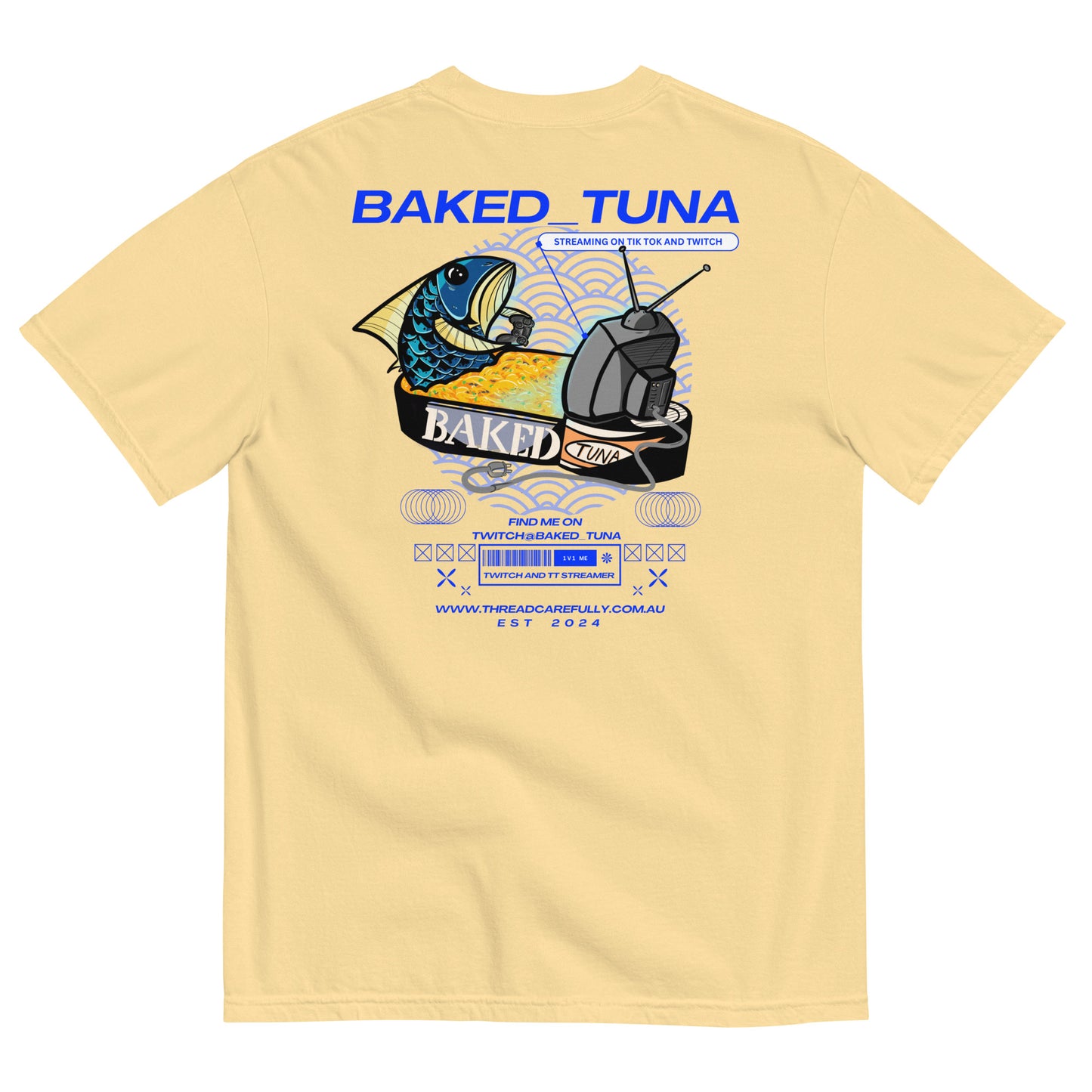 Baked Tuna Unisex heavyweight t-shirt | Thread Carefully