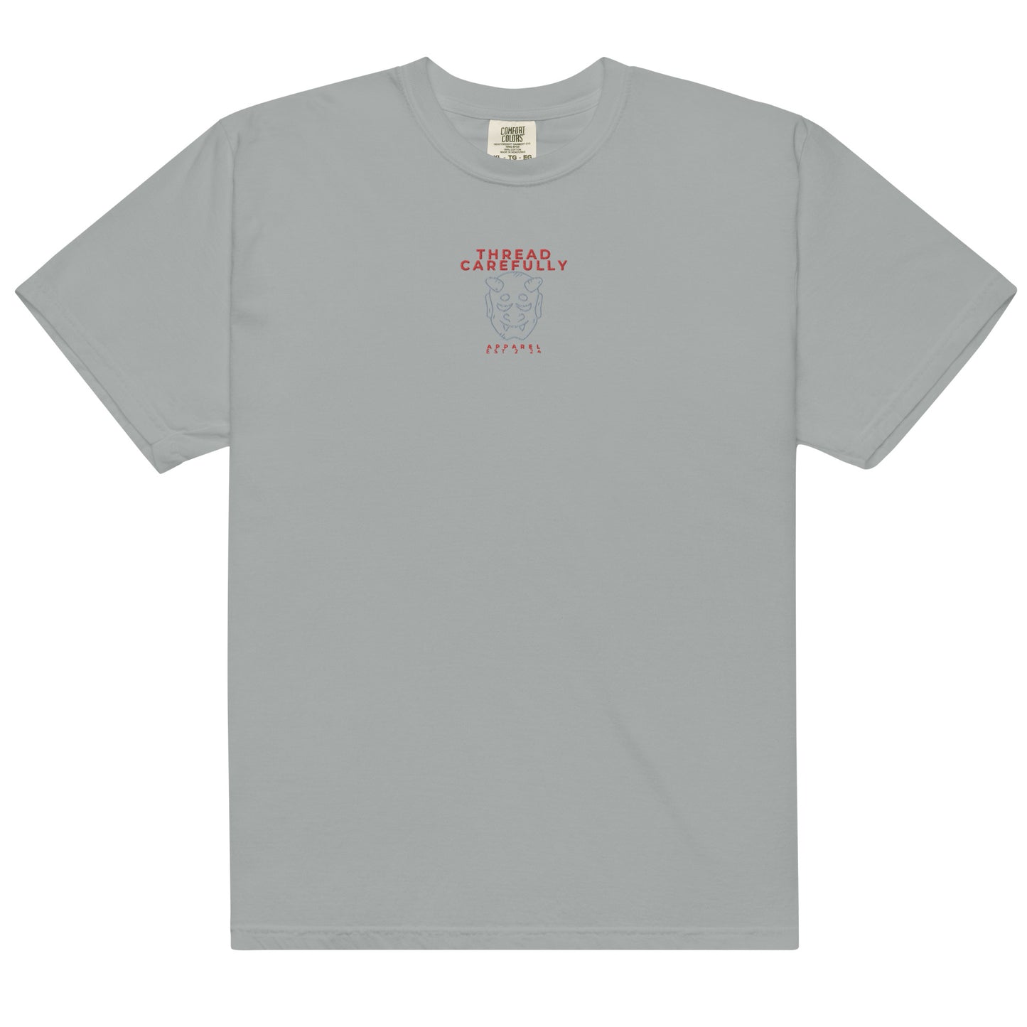 DANCE: Embroidered TC - Unisex garment-dyed heavyweight t-shirt