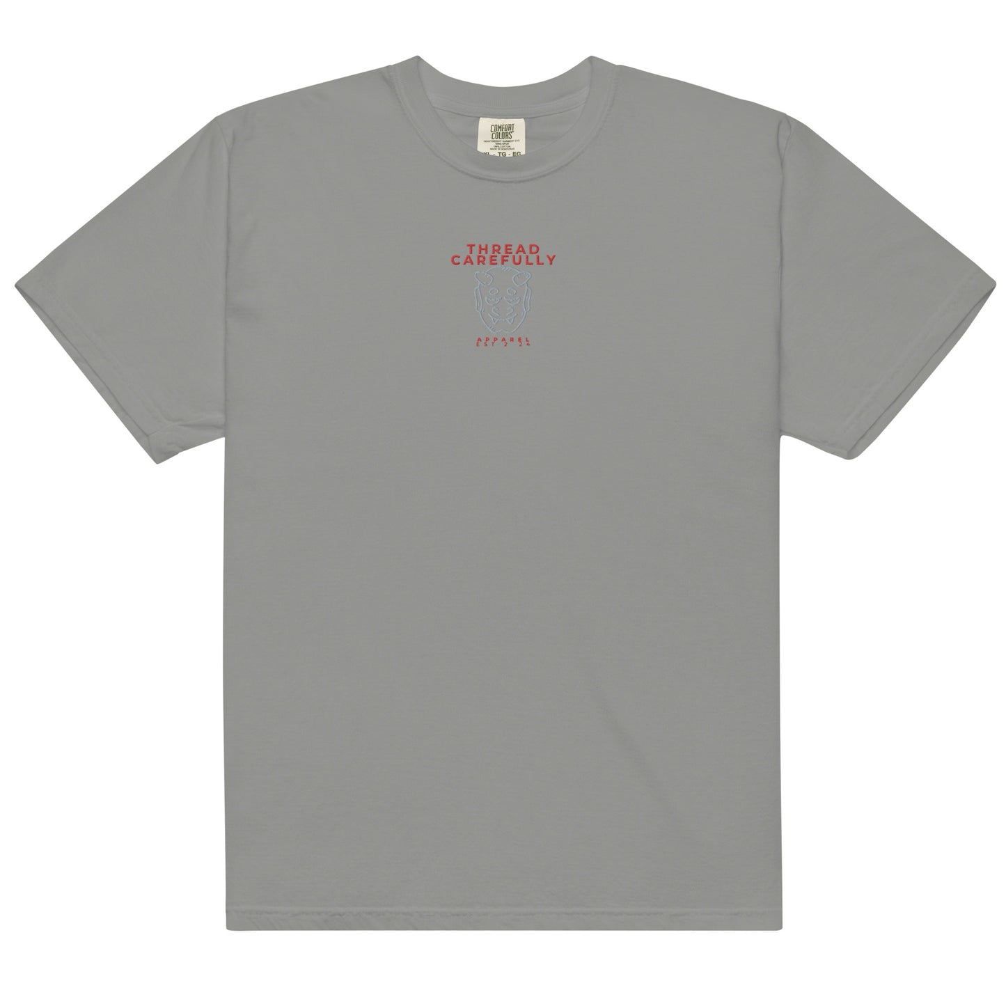 DANCE: Embroidered TC - Unisex garment-dyed heavyweight t-shirt