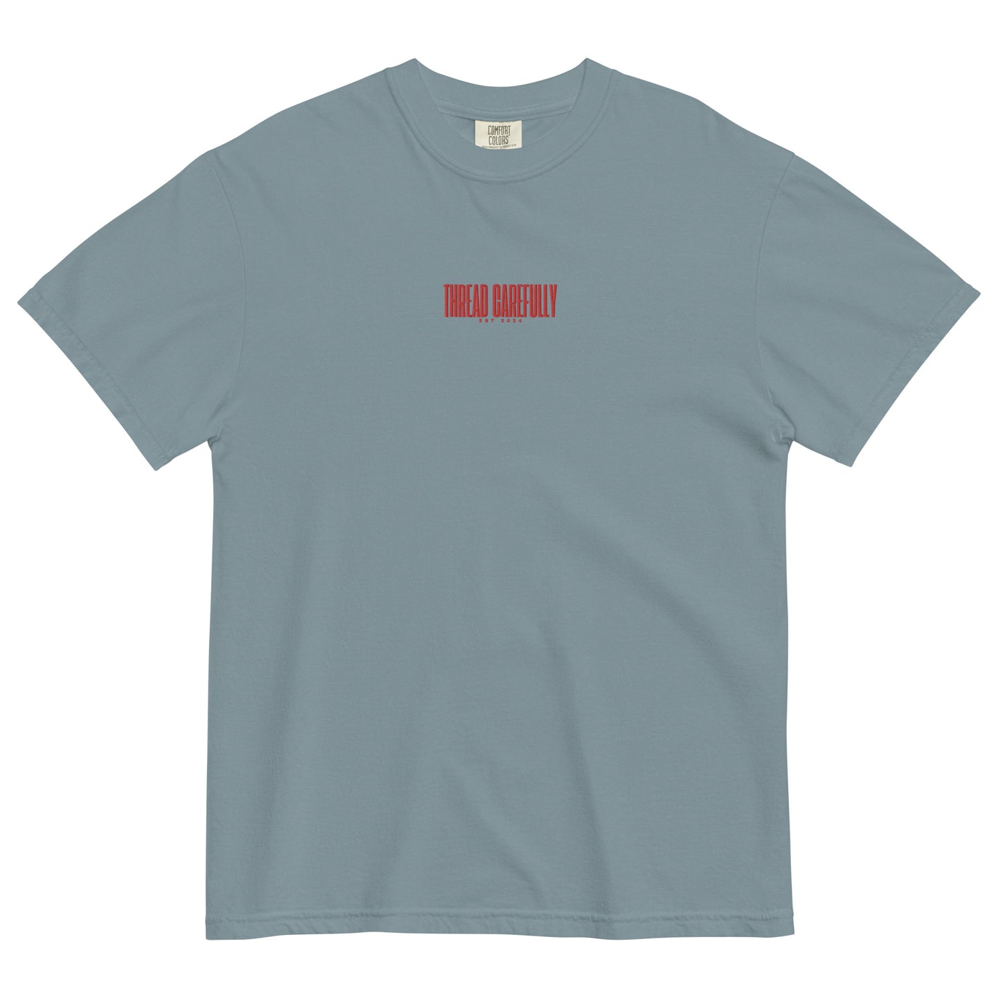 DANCE: Embroidered TC - Unisex garment-dyed heavyweight t-shirt