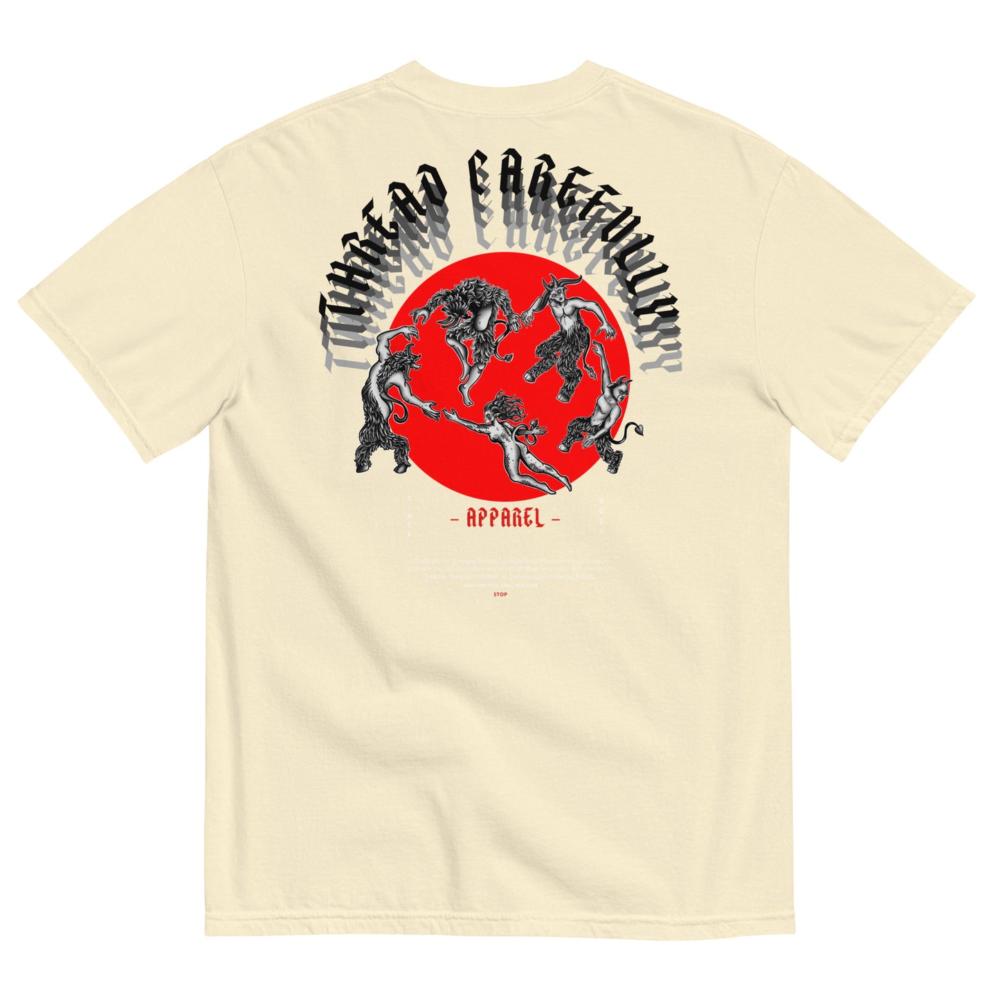 DANCE: Embroidered TC - Unisex garment-dyed heavyweight t-shirt