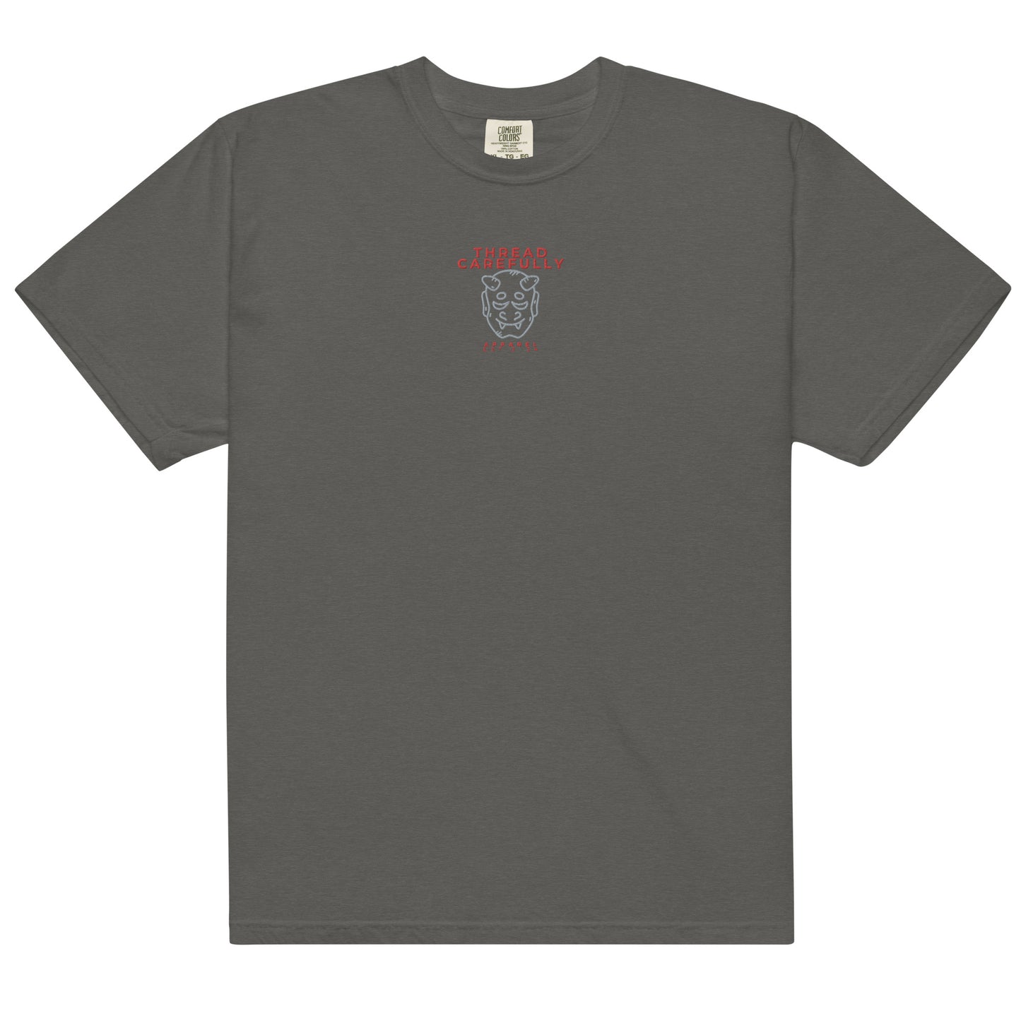 DANCE: Embroidered TC - Unisex garment-dyed heavyweight t-shirt