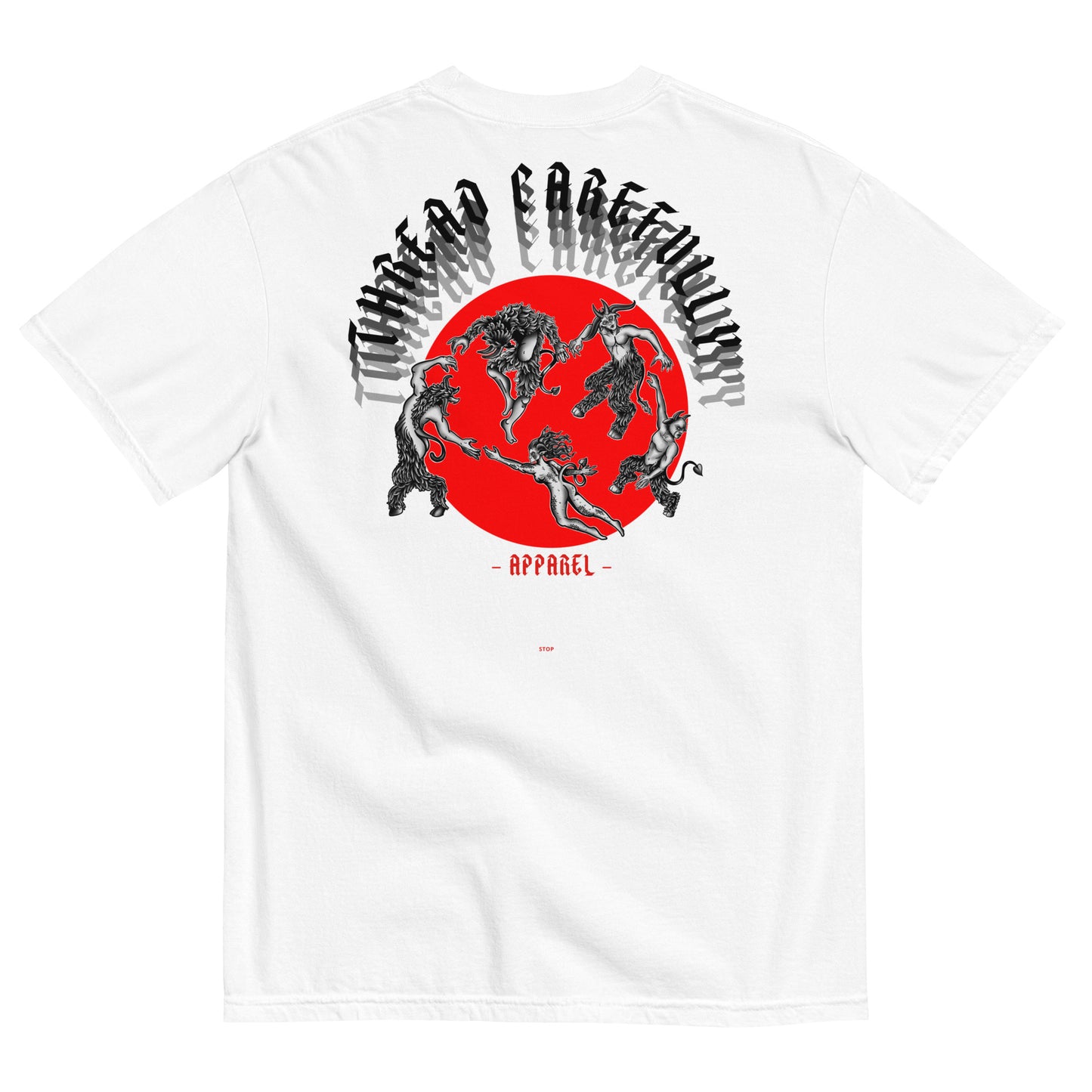 DANCE: Embroidered TC - Unisex garment-dyed heavyweight t-shirt