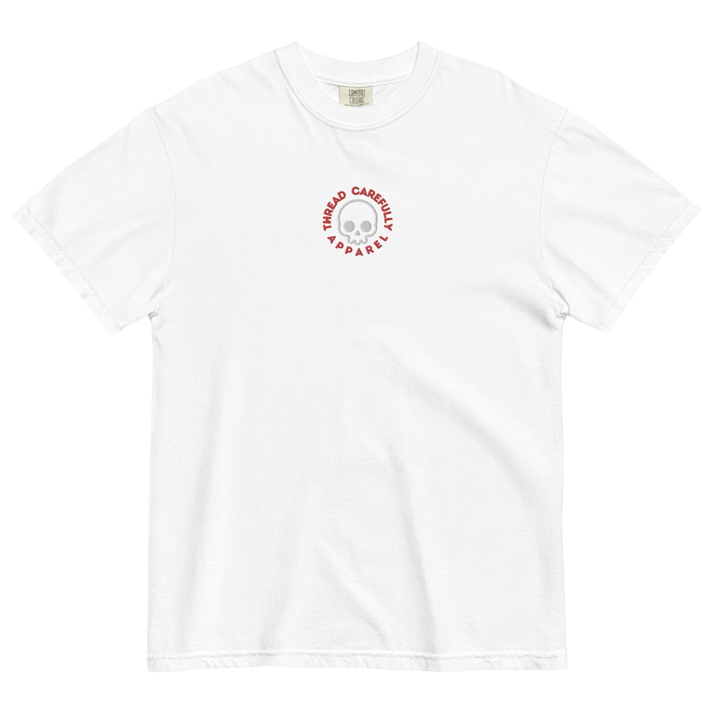 Mask HNY: Embroidered Logo - Unisex garment-dyed heavyweight t-shirt