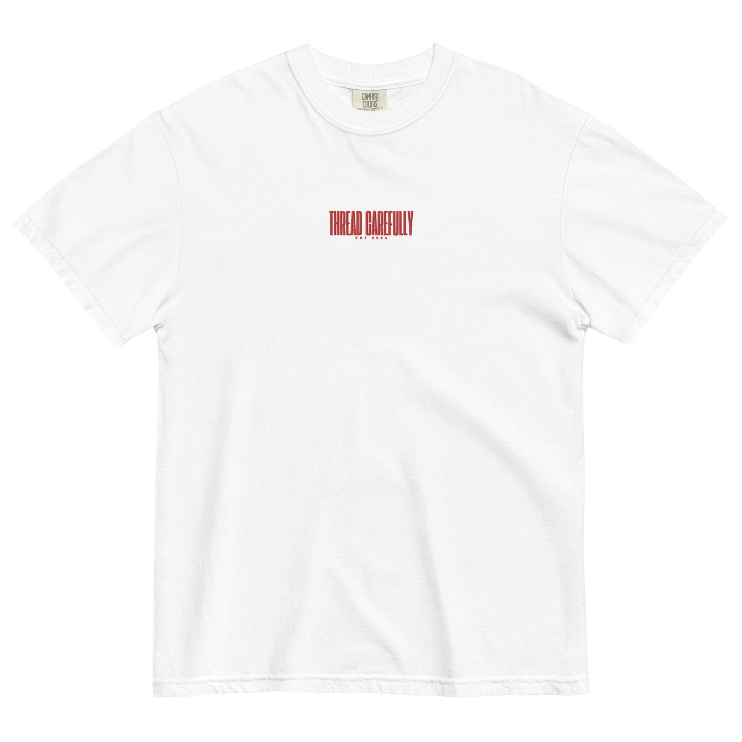 DANCE: Embroidered TC - Unisex garment-dyed heavyweight t-shirt