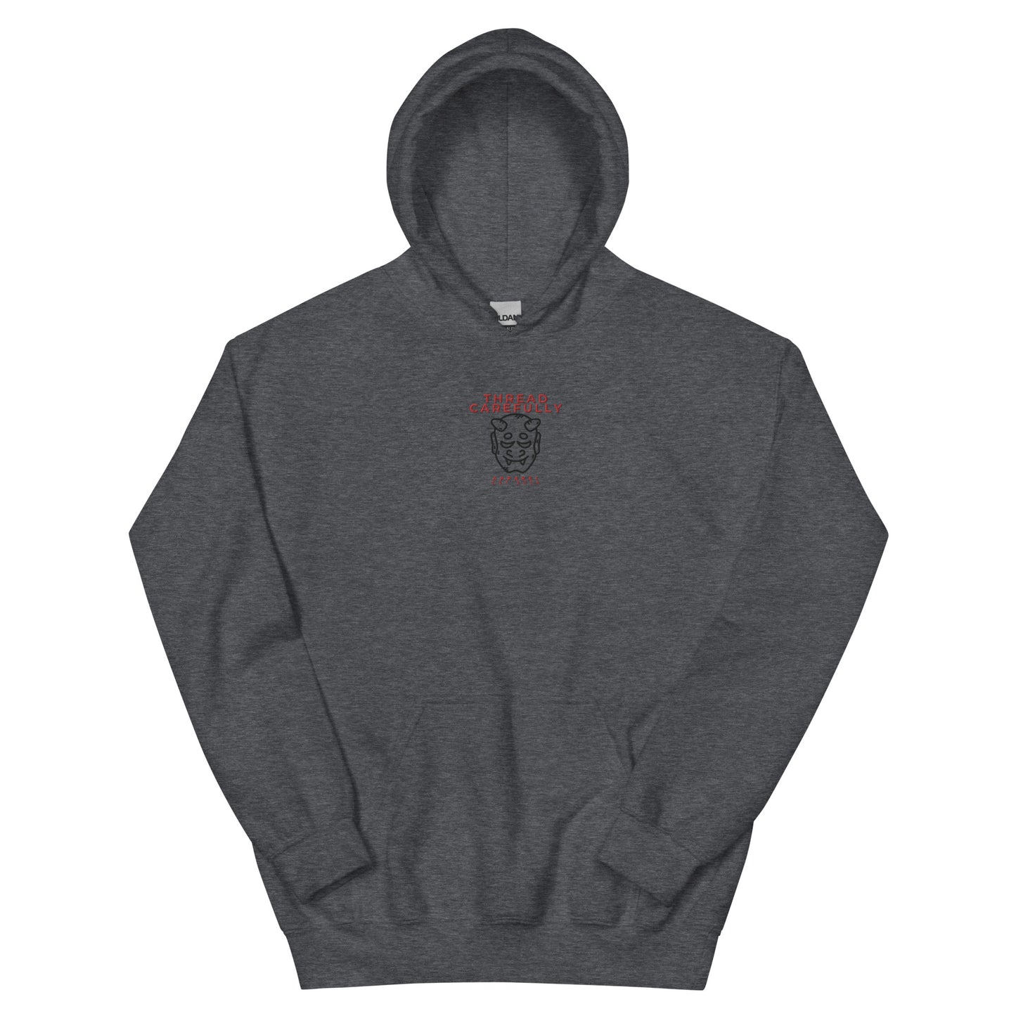 DANCE Print: Embroidered Thread Carefully - Unisex oversized hoodie