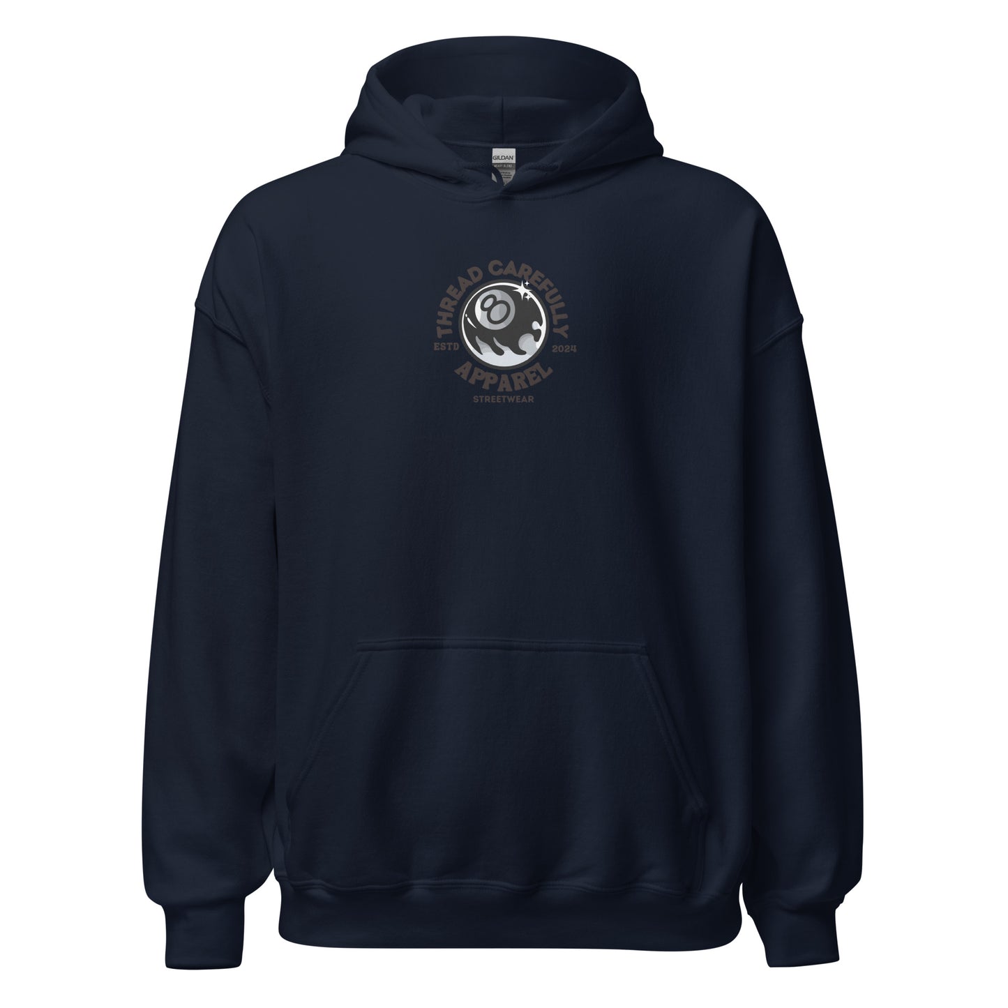 Chrysanthemum Collection: Orange Chrys-mum 8 ball - Hoodie