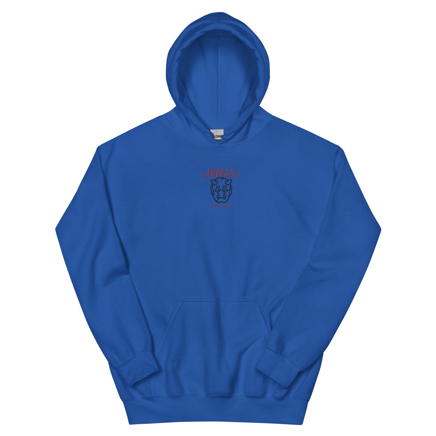 DANCE Print: Embroidered Thread Carefully - Unisex oversized hoodie