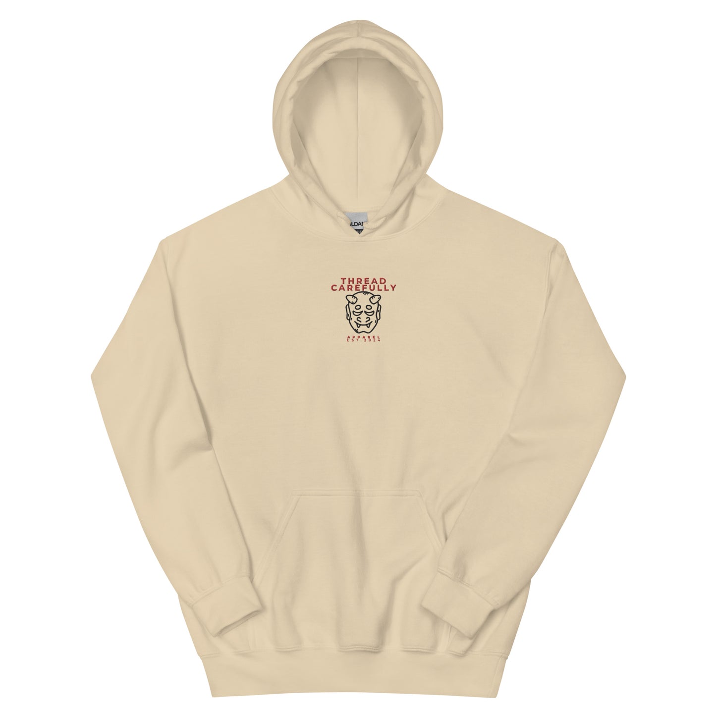 DANCE Print: Embroidered Thread Carefully - Unisex oversized hoodie