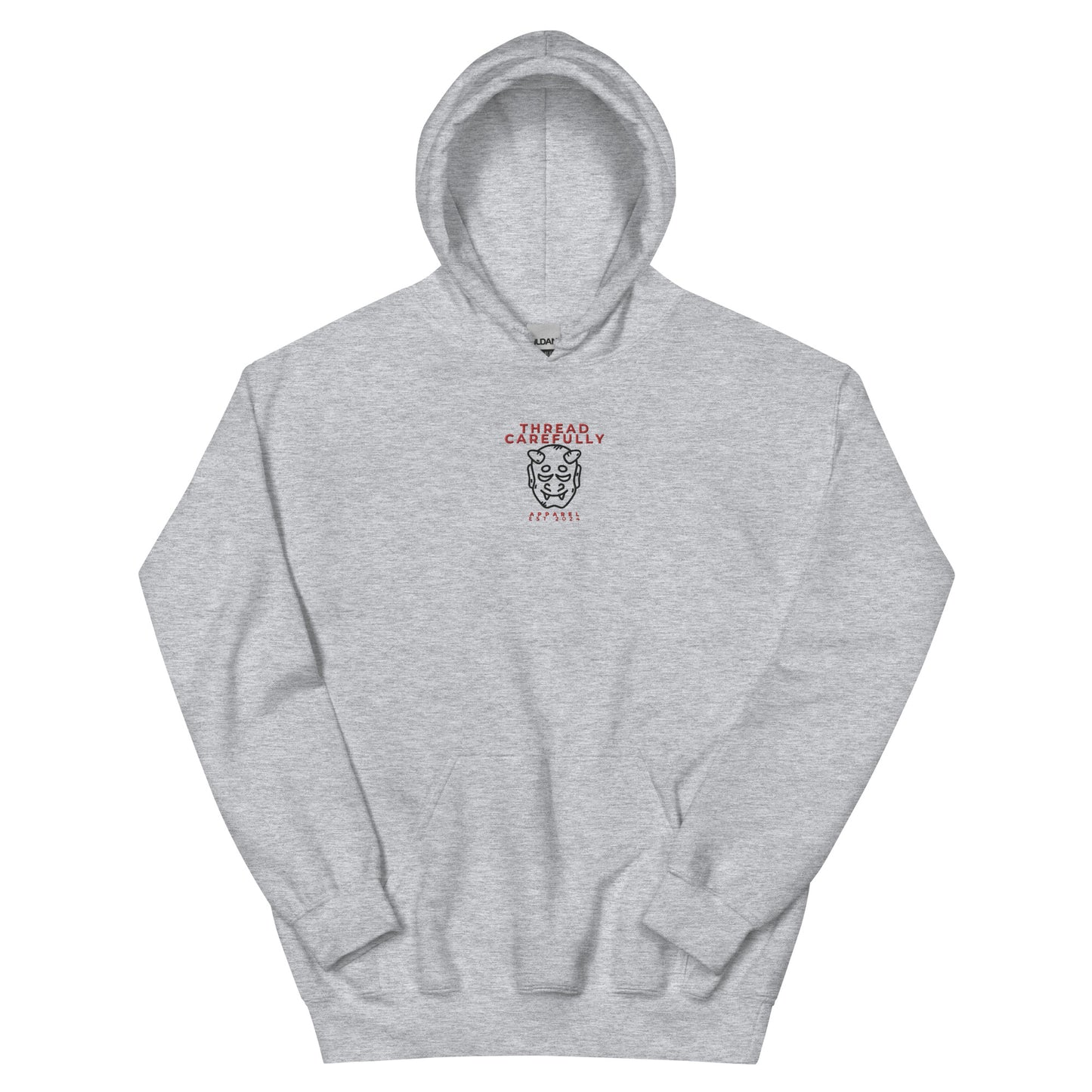 DANCE Print: Embroidered Thread Carefully - Unisex oversized hoodie