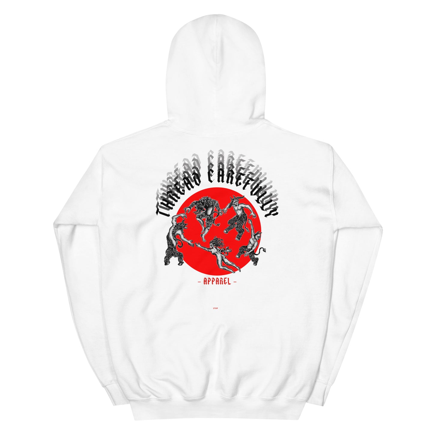 DANCE Print: Embroidered Thread Carefully - Unisex oversized hoodie