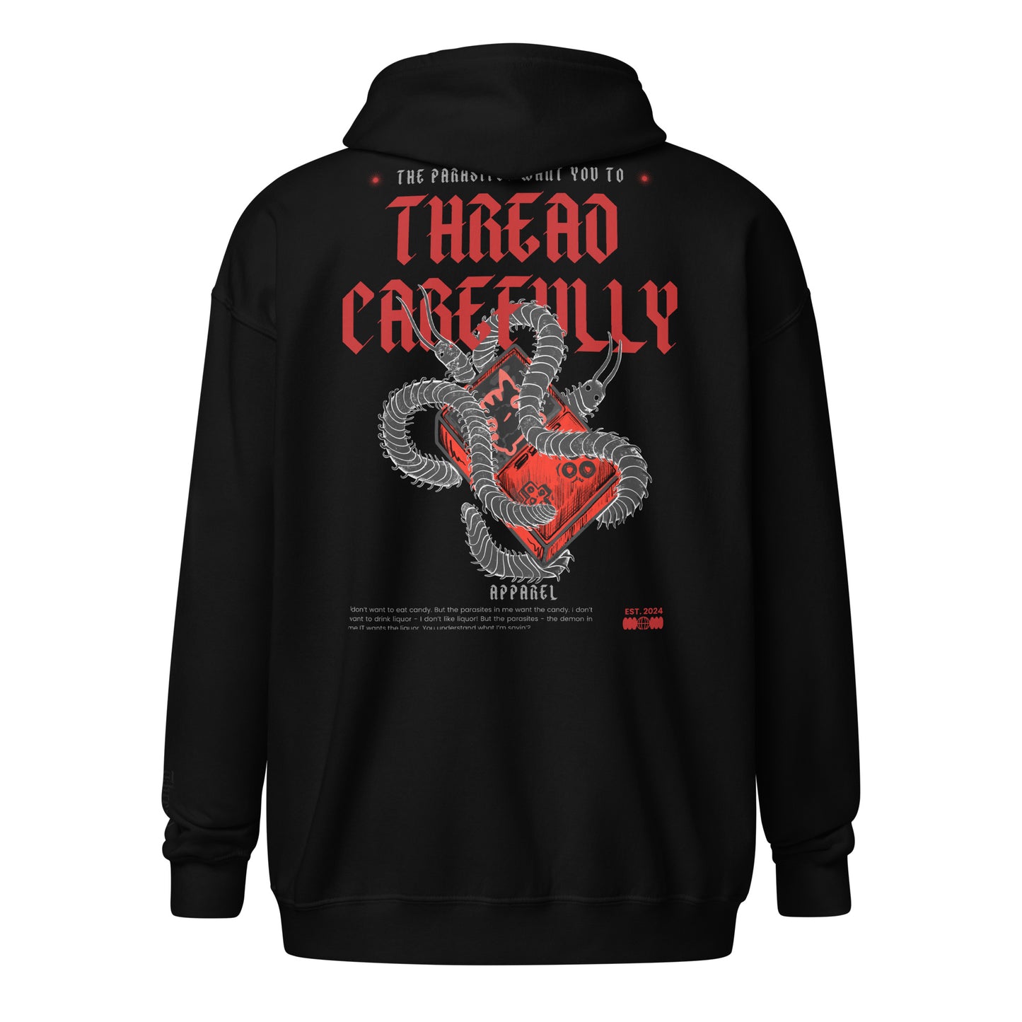 Centipede Game Boi: heavy blend zip hoodie