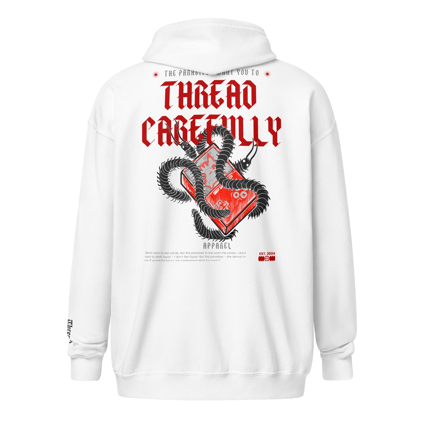 Centipede Game Boi: heavy blend zip hoodie