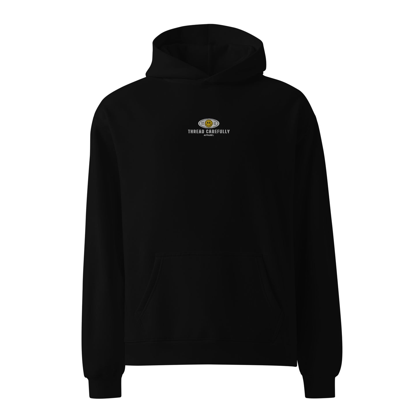 Split Skull Smiley: Premium Unisex oversized hoodie