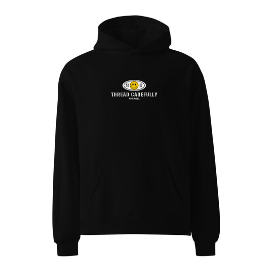 Snake Smiley in Blue: Premium Unisex oversized hoodie