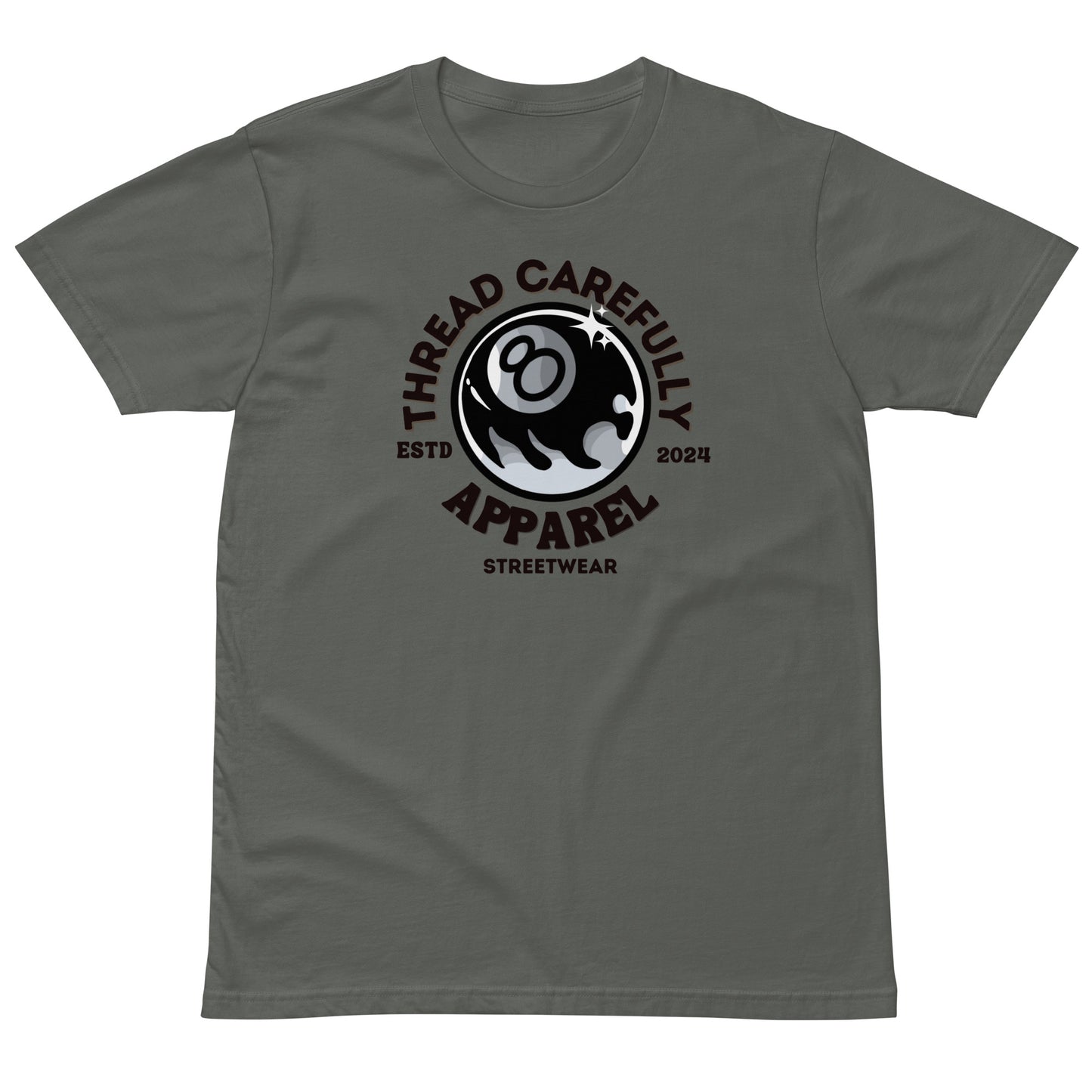 8 Ball Thread Carefully: Unisex t-shirt