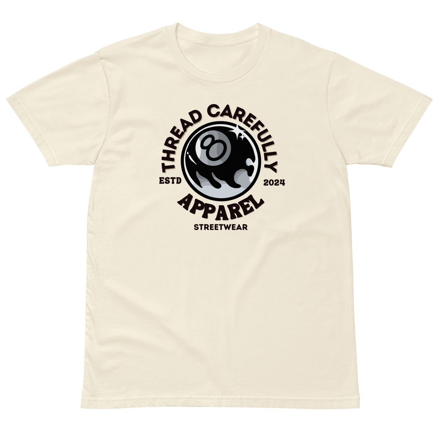8 Ball Thread Carefully: Unisex t-shirt