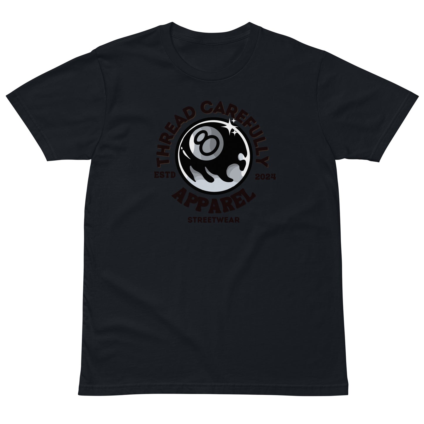 8 Ball Thread Carefully: Unisex t-shirt