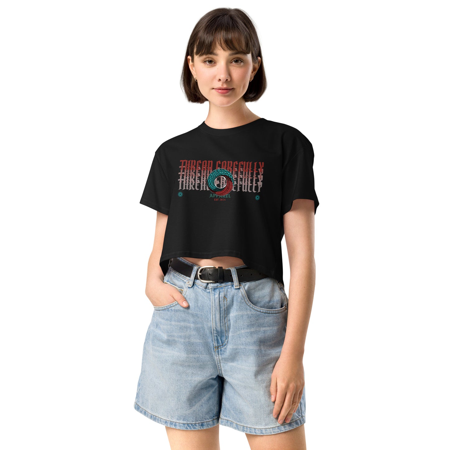Endless scales: Women’s crop top
